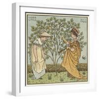 I Had a Little Nut Tree-Walter Crane-Framed Giclee Print