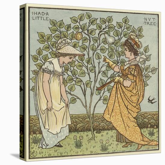 I Had a Little Nut Tree-Walter Crane-Stretched Canvas