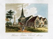 Thames Ditton Church, Surrey, 1816-I Hassell-Framed Stretched Canvas