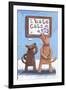 I Hate Cats (Variant 1)-Peter Adderley-Framed Art Print