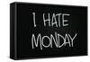 I Hate Monday-airdone-Framed Stretched Canvas