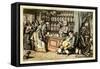 I Have a Secret Art to Cure-Thomas Rowlandson-Framed Stretched Canvas