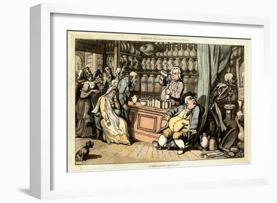 I Have a Secret Art to Cure-Thomas Rowlandson-Framed Giclee Print