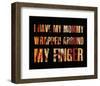 I have my Mommy Wrapped around my Finger II-Irena Orlov-Framed Art Print