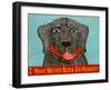 I Have Never Been So Hungry Blck-Stephen Huneck-Framed Giclee Print