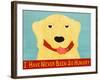 I Have Never Been So Hungry Yel Banner-Stephen Huneck-Framed Giclee Print