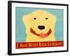 I Have Never Been So Hungry Yel Banner-Stephen Huneck-Framed Giclee Print