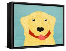 I Have Never Been So Hungry Yel-Stephen Huneck-Framed Stretched Canvas