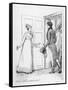 "I Have Not an Instant to Lose" Says Elizabeth Bennet to Mr. Darcy-Hugh Thomson-Framed Stretched Canvas