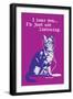 I Hear You Just Not Listening-Cat is Good-Framed Art Print