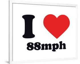 I Heart 88mph-null-Framed Giclee Print