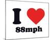 I Heart 88mph-null-Mounted Giclee Print