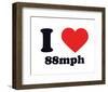 I Heart 88mph-null-Framed Giclee Print