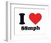 I Heart 88mph-null-Framed Giclee Print