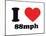 I Heart 88mph-null-Mounted Giclee Print