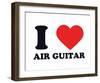 I Heart Air Guitar-null-Framed Giclee Print