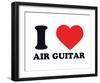 I Heart Air Guitar-null-Framed Giclee Print