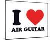 I Heart Air Guitar-null-Mounted Giclee Print