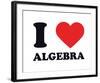 I Heart Algebra-null-Framed Giclee Print