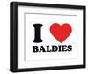 I Heart Baldies-null-Framed Giclee Print