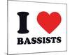 I Heart Bassists-null-Mounted Giclee Print