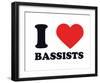 I Heart Bassists-null-Framed Giclee Print