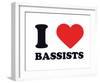 I Heart Bassists-null-Framed Giclee Print