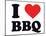 I Heart BBQ-null-Mounted Giclee Print