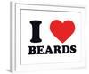 I Heart Beards-null-Framed Giclee Print