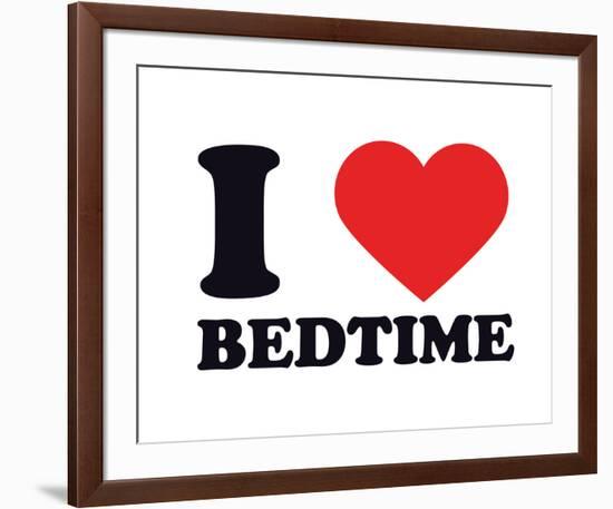 I Heart Bedtime-null-Framed Giclee Print