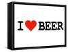 I Heart Beer College Humor Poster-null-Framed Stretched Canvas