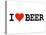 I Heart Beer College Humor Poster-null-Stretched Canvas