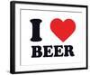 I Heart Beer-null-Framed Giclee Print