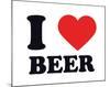 I Heart Beer-null-Mounted Giclee Print