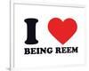 I Heart Being Reem-null-Framed Giclee Print