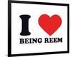 I Heart Being Reem-null-Framed Giclee Print