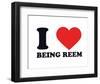 I Heart Being Reem-null-Framed Giclee Print