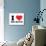 I Heart Big Butts-null-Giclee Print displayed on a wall