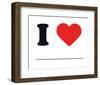 I Heart Blank-null-Framed Giclee Print