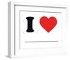 I Heart Blank-null-Framed Giclee Print