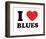 I Heart Blues-null-Framed Giclee Print