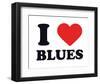 I Heart Blues-null-Framed Giclee Print