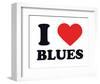 I Heart Blues-null-Framed Giclee Print