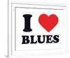 I Heart Blues-null-Framed Giclee Print