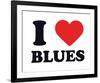 I Heart Blues-null-Framed Giclee Print