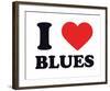 I Heart Blues-null-Framed Giclee Print