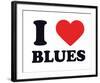 I Heart Blues-null-Framed Giclee Print