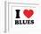 I Heart Blues-null-Framed Giclee Print