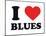 I Heart Blues-null-Mounted Giclee Print