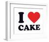 I Heart Cake-null-Framed Giclee Print